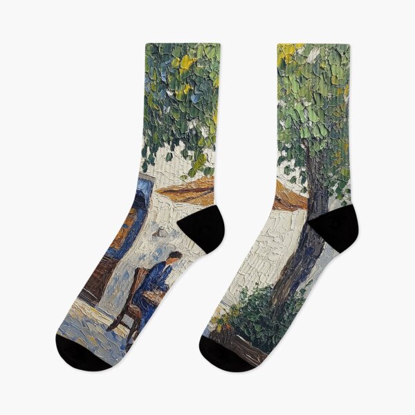 Item preview, Cafe | Post-impressionist painting style designed and sold by ComicsFactory.