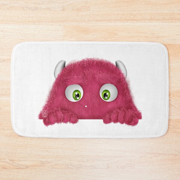 Item preview, cute pink monster designed and sold by GeryMendezShop.