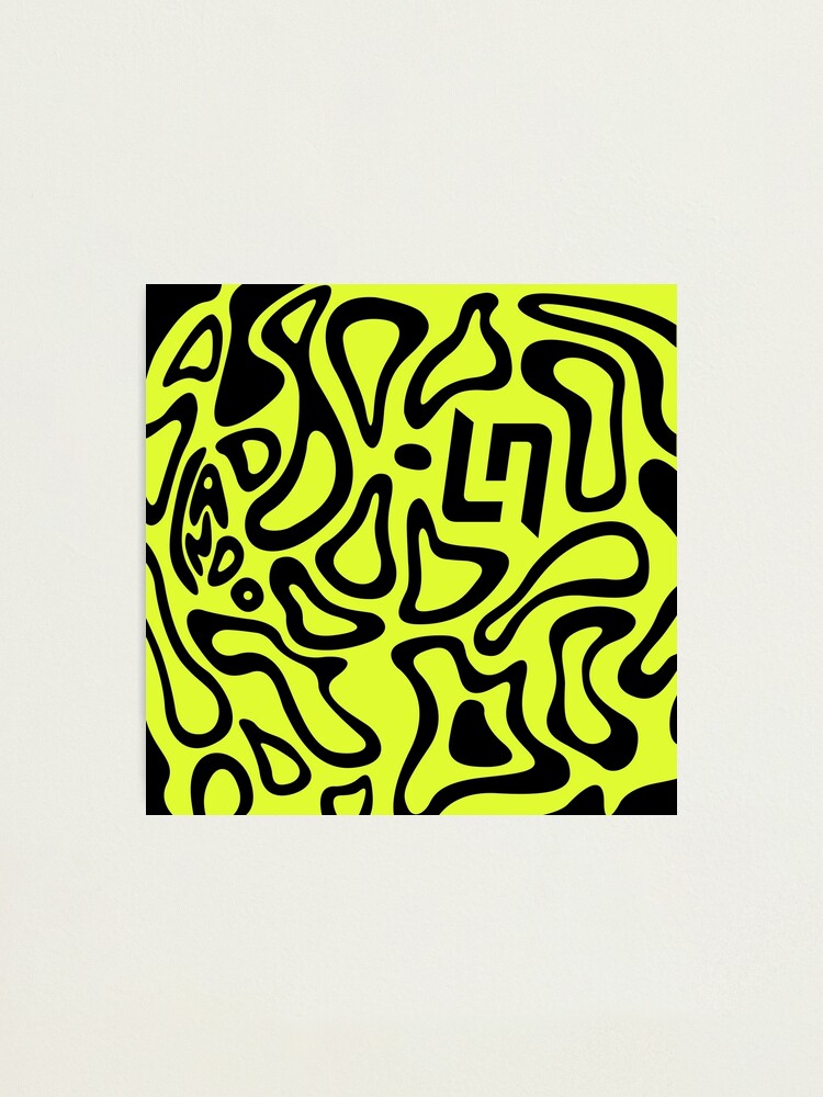 Lando Norris F1 2025 Helmet Pattern Photographic Print