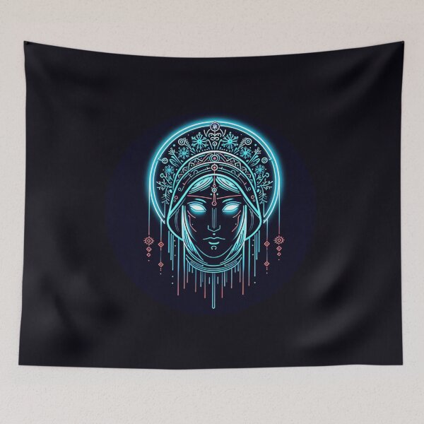 Item preview, Futuristic Marzanna (goddess of winter and death) designed and sold by ViralVisionsCreating .
