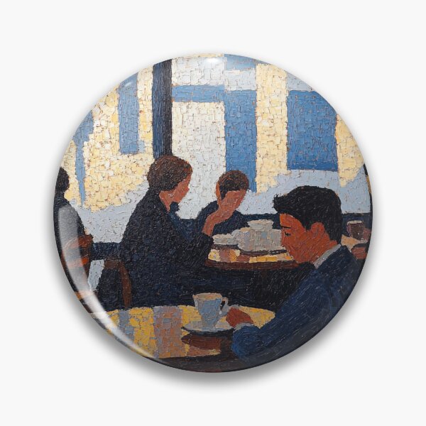 Item preview, Cafeteria | Post-impressionist painting style designed and sold by ComicsFactory.