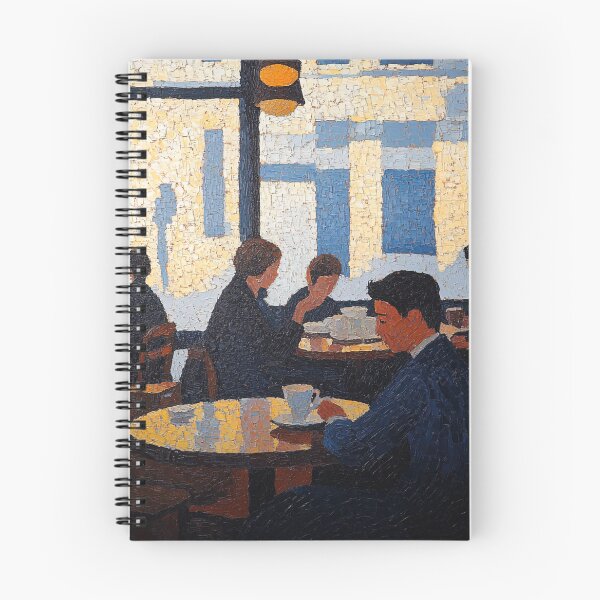 Item preview, Cafeteria | Post-impressionist painting style designed and sold by ComicsFactory.