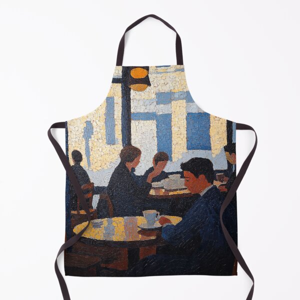 Item preview, Cafeteria | Post-impressionist painting style designed and sold by ComicsFactory.