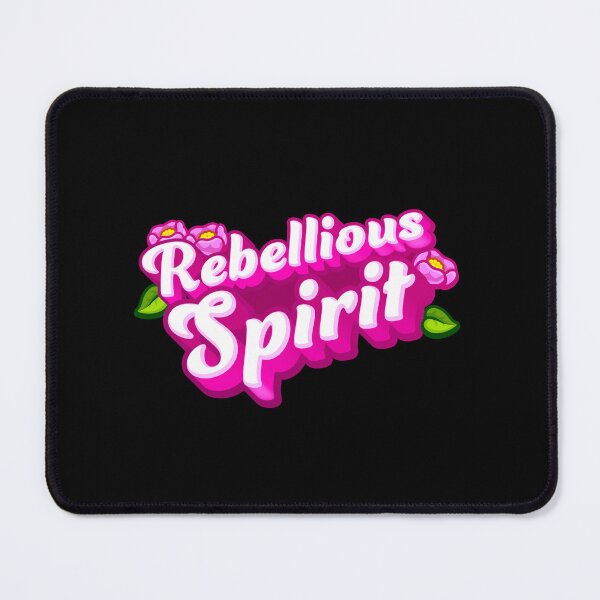 Item preview, Rebellious spirit with pink flowers designed and sold by jazzydevil.