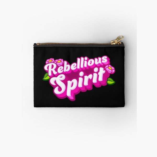 Item preview, Rebellious spirit with pink flowers designed and sold by jazzydevil.