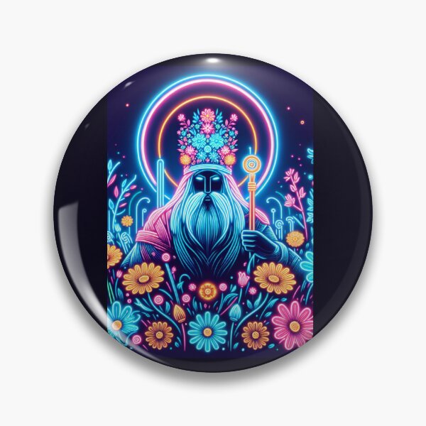 Item preview, Futuristic Jarowit (God of Spring) designed and sold by  ViralVisionsCreating .