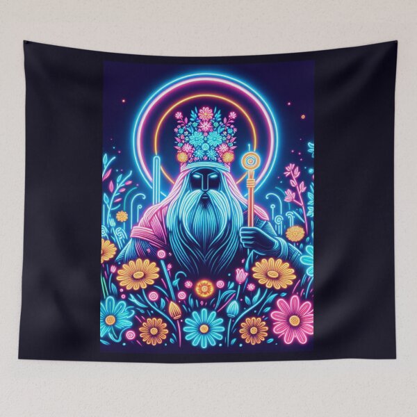 Item preview, Futuristic Jarowit (God of Spring) designed and sold by  ViralVisionsCreating .