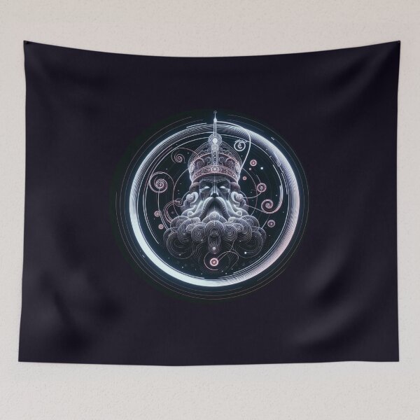 Item preview, Futuristic Stribog (God of Wind) designed and sold by  ViralVisionsCreating .