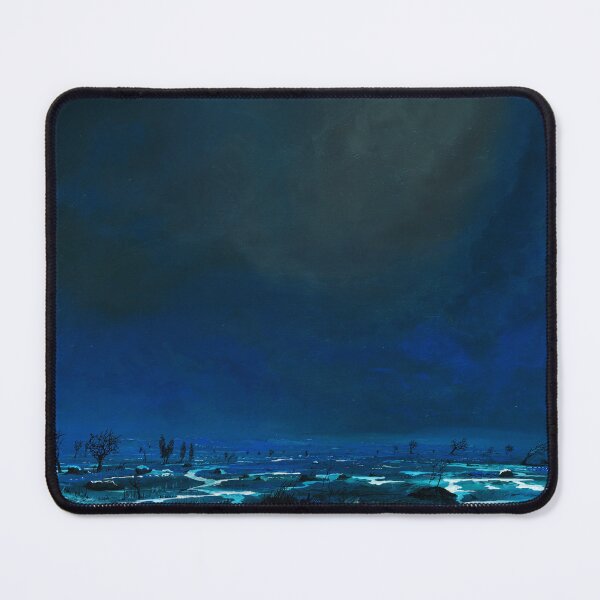 Item preview, Scandinavian nights - long night in Sweden in winter designed and sold by art paintings.