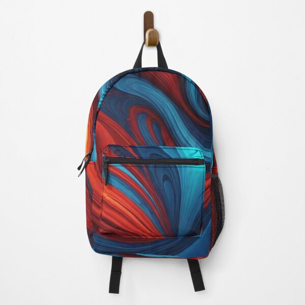 Item preview, Vibrant Red and Blue Swirling Motion designed and sold by Harmonic_Layers.