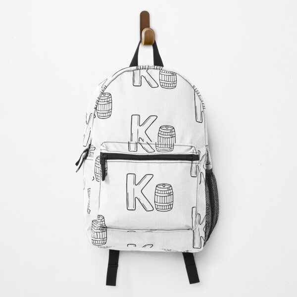 Item preview, An illustration of keg beside letter K designed and sold by rasagamastore.
