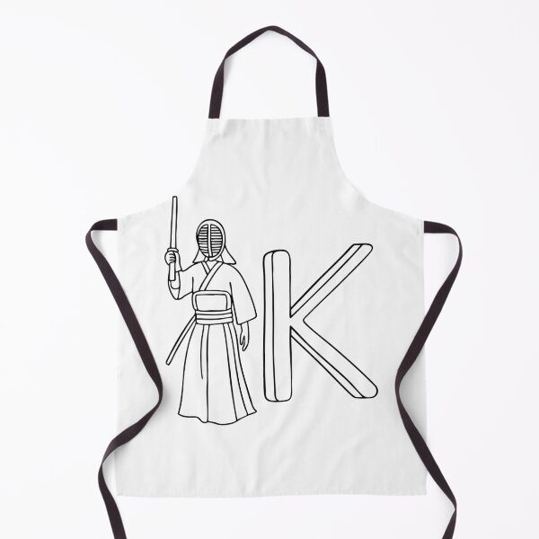 Item preview, An illustration of kendo beside letter K designed and sold by rasagamastore.