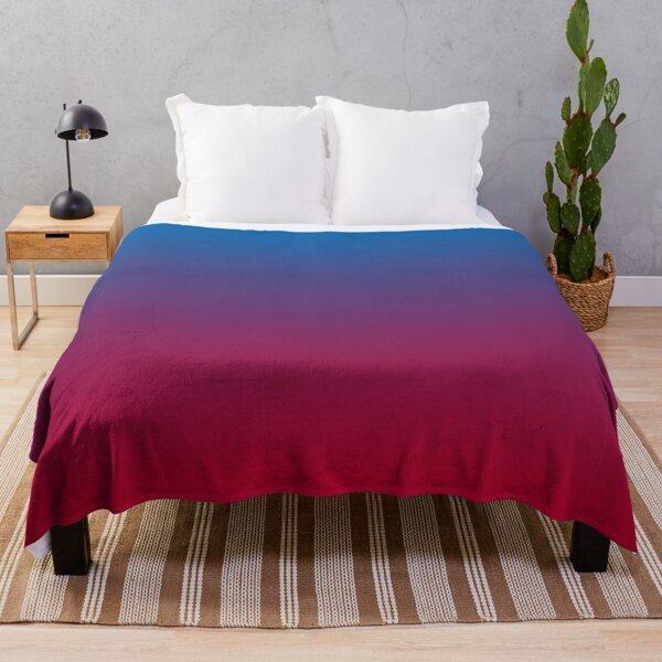 Artikelvorschau, Ombre aus tiefem Himmelblau und Kanarienrot entworfen und verkauft von BubbleGalaxy.
