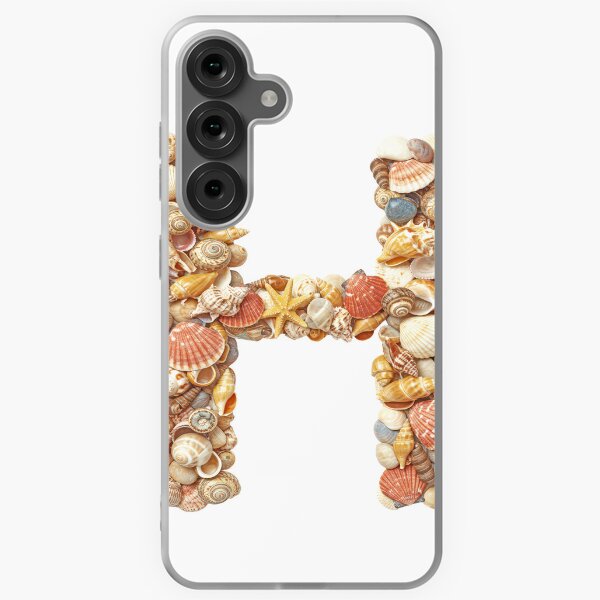 SHELLS LETTER H Samsung Galaxy Soft Case