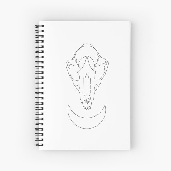Item preview, Fox Skull and Moon Design designed and sold by rmnicholsart.