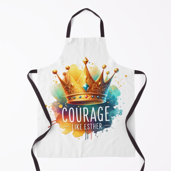 Item preview, Courage Like Esther - Inspirational Jewish Faith & Purim Design designed and sold by My Joyful Charm Store.