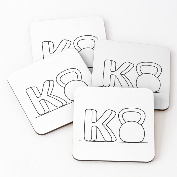 Item preview, An illustration of kettlebell beside letter K designed and sold by rasagamastore.