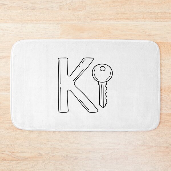 Item preview, An illustration of key beside letter K designed and sold by rasagamastore.