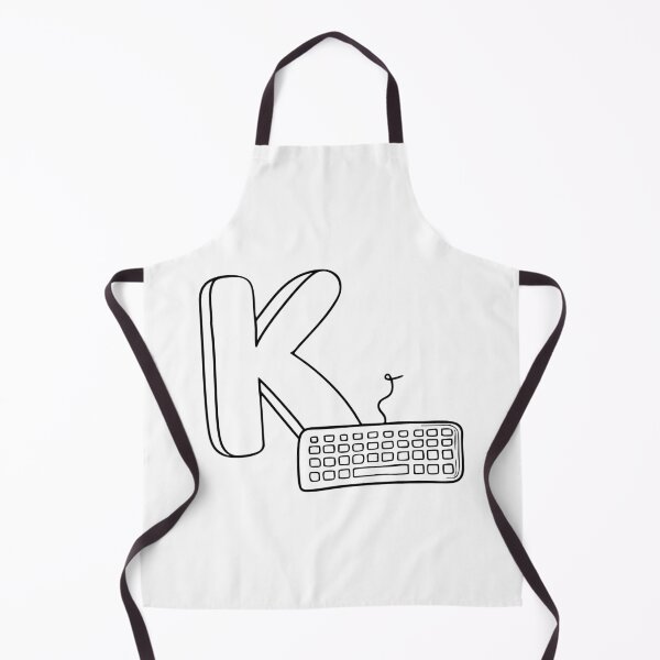 Item preview, An illustration of keyboard beside letter K designed and sold by rasagamastore.