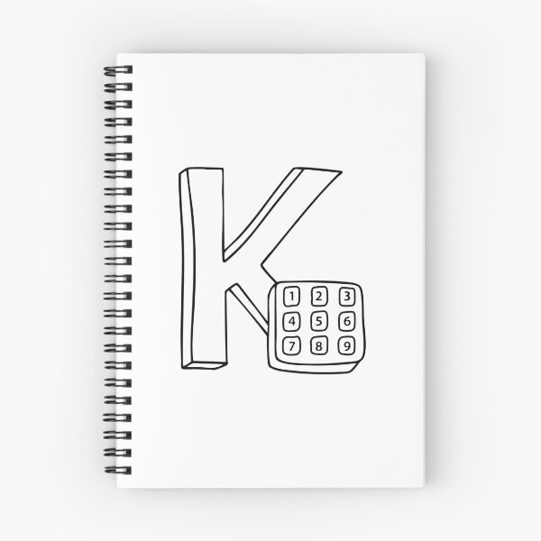 Item preview, An illustration of keypad beside letter K designed and sold by rasagamastore.
