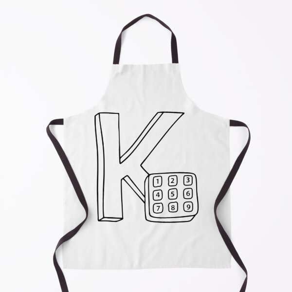 Item preview, An illustration of keypad beside letter K designed and sold by rasagamastore.