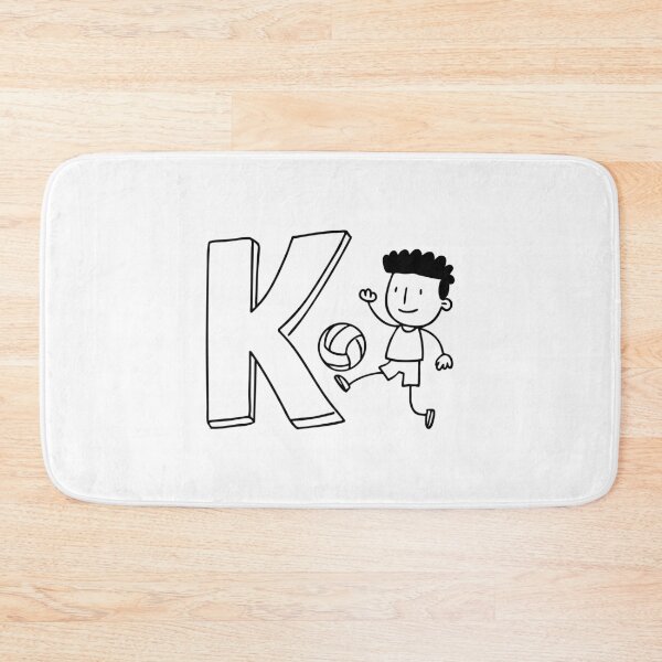 Item preview, An illustration of kick beside letter K designed and sold by rasagamastore.