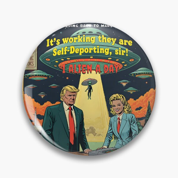 Item preview, Trump, Going Back to Mars – Self-Deportation Parody designed and sold by El Alkimizta Art Store.