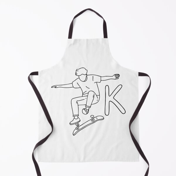 Artikelvorschau, Eine Illustration eines Kickflips neben dem Buchstaben K entworfen und verkauft von rasagamastore.