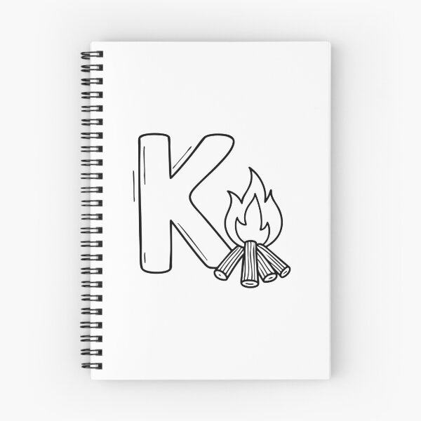 Item preview, An illustration of kindling beside letter K designed and sold by rasagamastore.