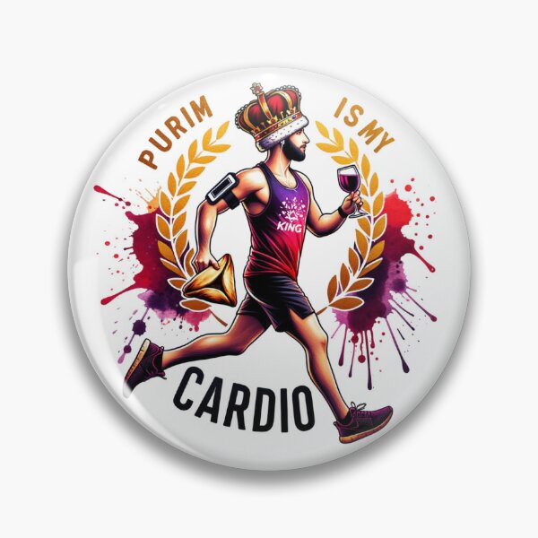 Item preview, Purim Is My Cardio - Funny Jewish Holiday Celebration Design designed and sold by My Joyful Charm Store.