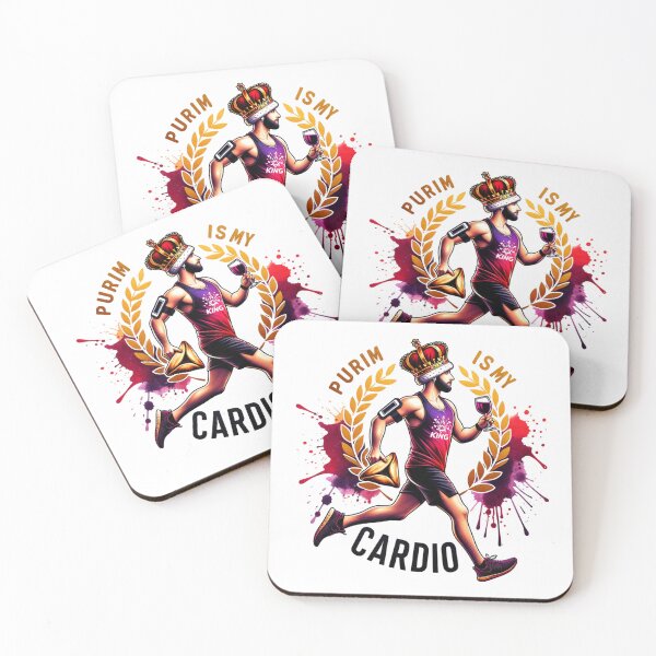 Item preview, Purim Is My Cardio - Funny Jewish Holiday Celebration Design designed and sold by My Joyful Charm Store.