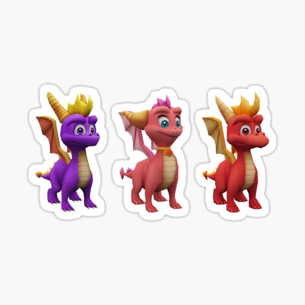 Vista previa del artículo con la obra «Spyro La Cola de un Héroe», diseñado y vendido por GingeSwagTia.