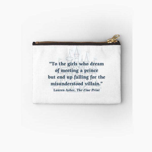 Item preview, The Fine Print Lauren Asher - Falling for the Villain  designed and sold by RomComGal.