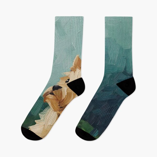 Item preview, Cairn Terrier | Post-impressionist painting style designed and sold by ComicsFactory.