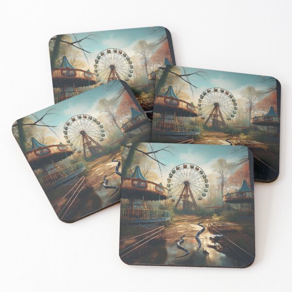 Item preview, The Haunting Nostalgia of an Abandoned Amusement Park - dePace' designed and sold by mrpropcake.