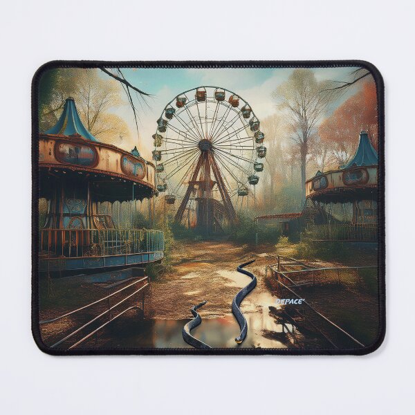 Item preview, The Haunting Nostalgia of an Abandoned Amusement Park - dePace' designed and sold by mrpropcake.
