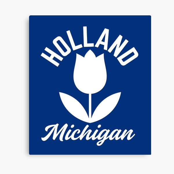 Item preview, Retro Abstract Holland Michigan Tulip - White  designed and sold by TimelessLocales.