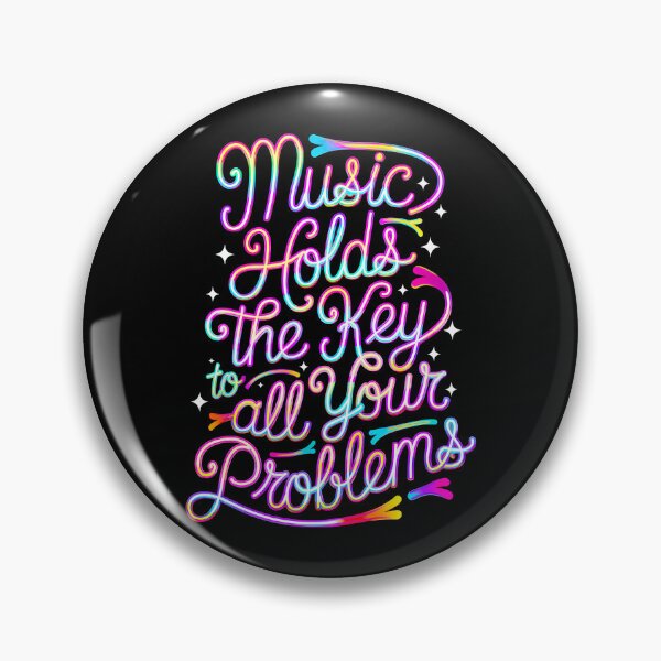 Item preview, "Music Holds the Key to All Your Problems" – Feel the Beat, Free Your Mind designed and sold by paulo silveira.