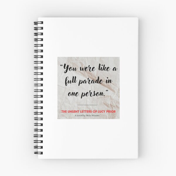 Item preview, The Unsent Letters of Lucy Prior Quote: Parade designed and sold by BWueste13.