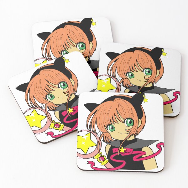 Item preview, Cardcaptor Sakura Kinomoto cat version with star wand designed and sold by megudesignart.