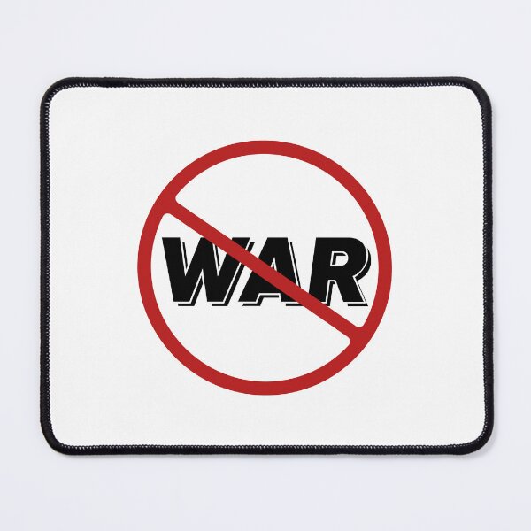 Item preview, Prohibited War Sign, Black, Red, White Signage, Banned designed and sold by AASparksDesigns.