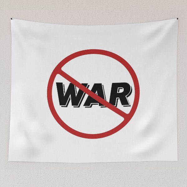 Item preview, Prohibited War Sign, Black, Red, White Signage, Banned  designed and sold by AASparksDesigns.