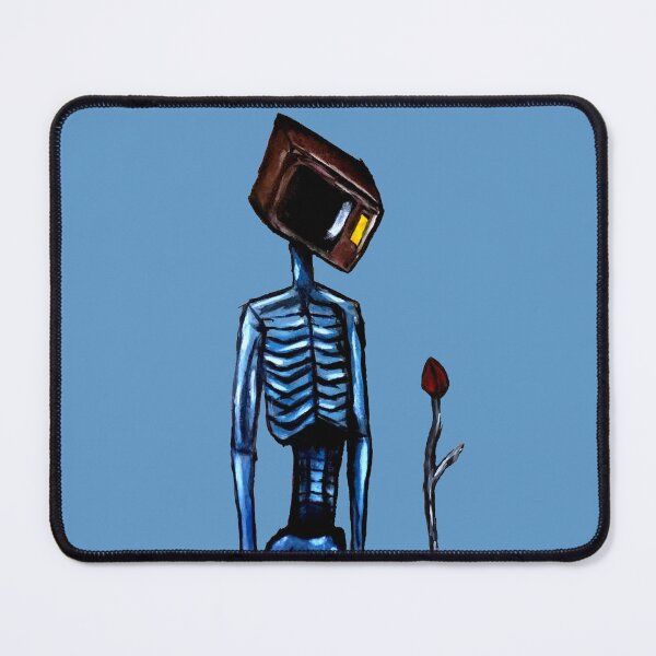 Item preview, TV head acrylic painting.  designed and sold by RCAnimals.
