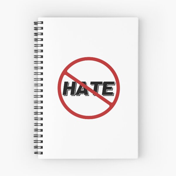 Item preview, Prohibited Hate Sign, Black, Red, White Signage, Banned  designed and sold by AASparksDesigns.