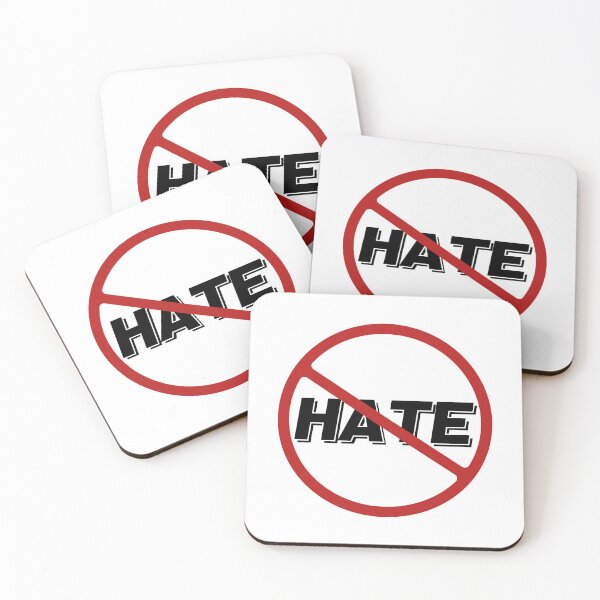 Item preview, Prohibited Hate Sign, Black, Red, White Signage, Banned  designed and sold by AASparksDesigns.