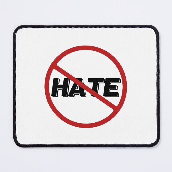 Item preview, Prohibited Hate Sign, Black, Red, White Signage, Banned  designed and sold by AASparksDesigns.