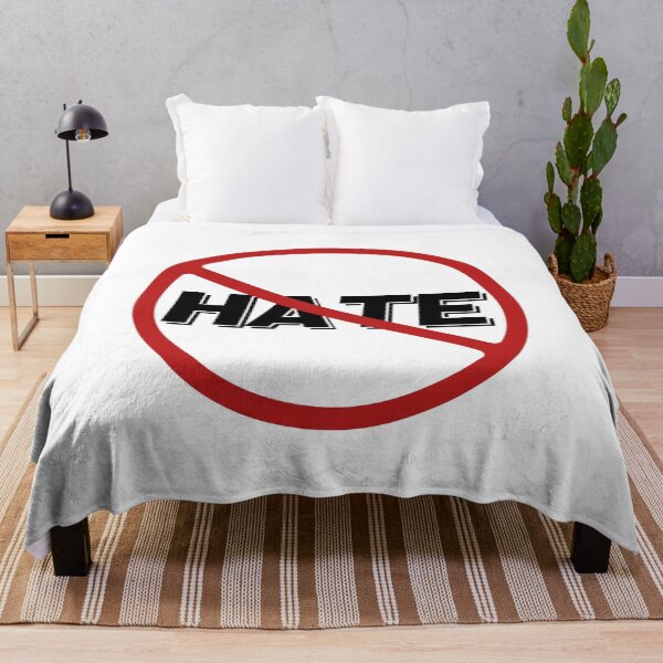 Item preview, Prohibited Hate Sign, Black, Red, White Signage, Banned  designed and sold by AASparksDesigns.