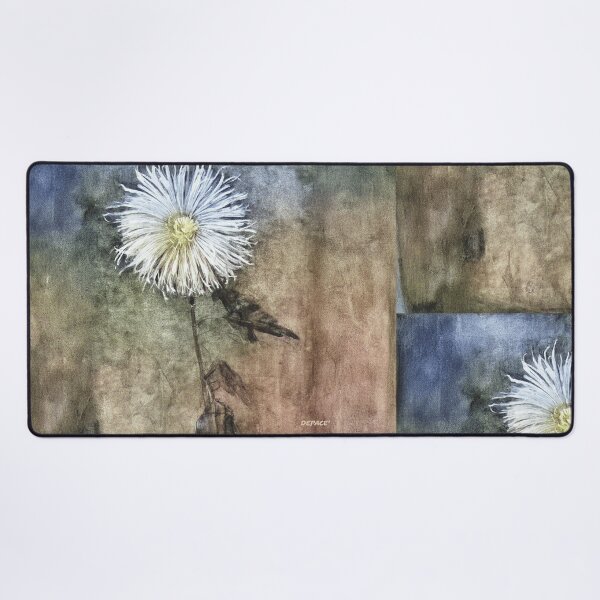 Item preview, A Vintage Chrysanthemum & Bird on Weathered Canvas - dePace' designed and sold by mrpropcake.