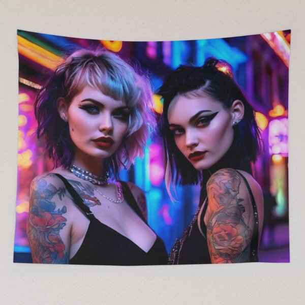 Item preview, Goth Punk Party Girls designed and sold by TheDarkWardrobe.
