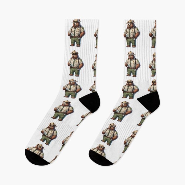 Item preview, Grizzly Bear Park Ranger  designed and sold by BrinaandPops.